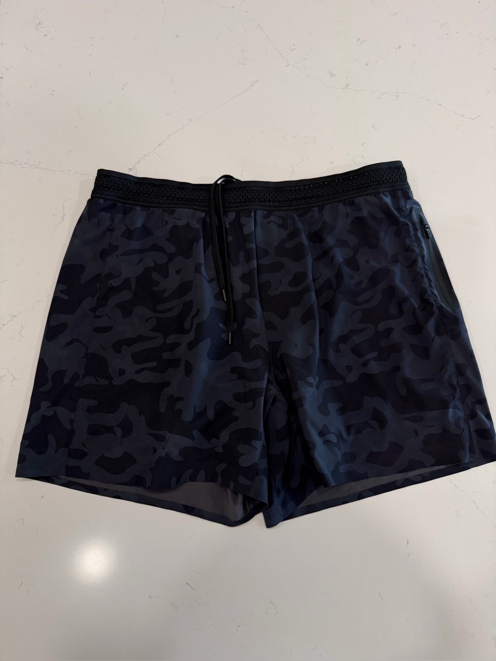 Ten Thousand Men's Black & Dark Gray Camo Lined Session Short - XL